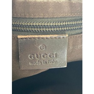Gucci Brown Monogram GG Perforated Messenger 2g859