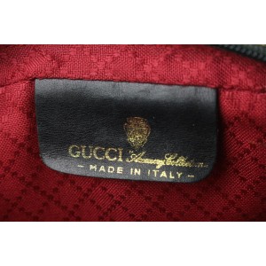 Gucci Black Monogram GG Web Ophidia Crossbody Bag 97gk27