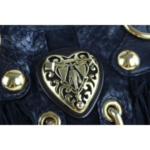 Leather /& Suede Fringe Heart Brooch