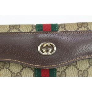 Gucci Supreme GG Monogram web Wristlet Pouch Bag 1025g29