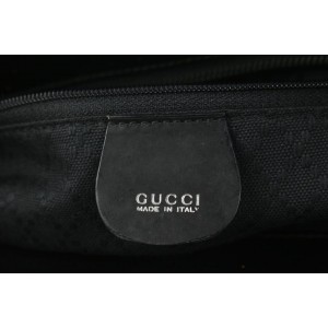 Gucci Black Bamboo 2way Tote Bag 108g7