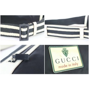 Gucci Black Logo Web Messenger Bag 30GZ0