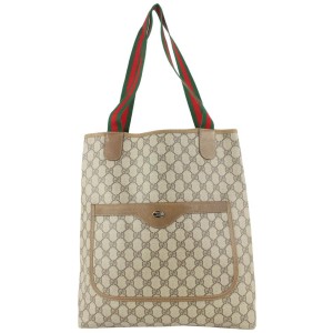 Gucci Supreme GG Web Tote Shopper Bag 922gk87