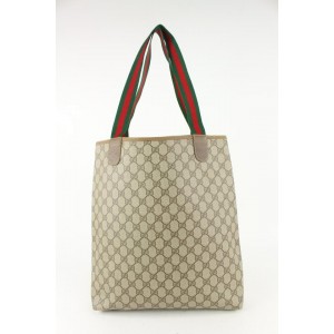 Gucci Supreme GG Web Tote Shopper Bag 922gk87