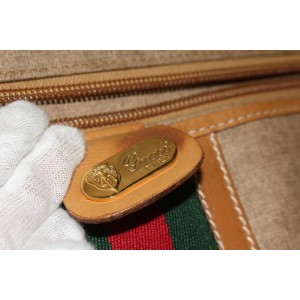 Gucci Ultra Rare XL Web Garment Cover Travel Bag Suitcase 123ggs23