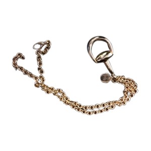 Gucci 18K Yellow Gold Horsebit Pendant Necklace 
