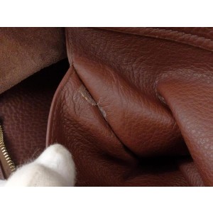 Hermès Havane Brown Clemence Leather Atlas Travel 50cm 236375
