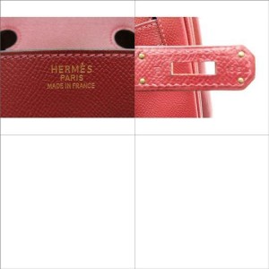 Hermès Birkin Dark Rouge Courchevel Rouge 35 870369 Red Leather