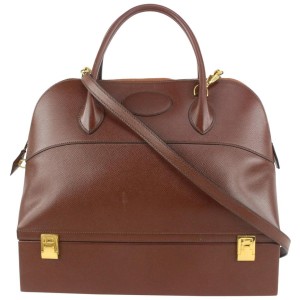 Hermes Brown x Gold Epsom Macpherson Bolide with Strap 916her99