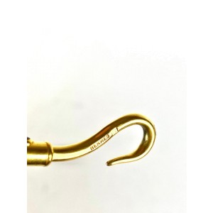 Hermès Jumbo Hook Bracelet Double Wrap Cuff Bangle Brown Gold 6herm64