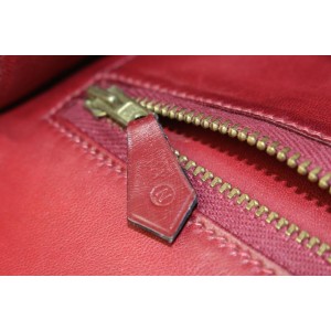 Hermès GHW Bordeaux Box Calf Leather Constance 23 Crossbody Flap Bag 3her1018