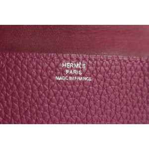 Hermès Pink Leather Keychain Coin Pouch 208her55