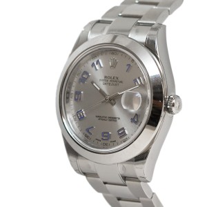 Rolex Datejust II 116300 Stainless Steel Blue Arabic Silver 41mm Watch