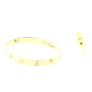 Cartier Yellow Gold Love Bracelet Size 16