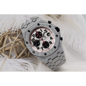 Audemars Piguet Royal Oak Offshore  "Panda" Dial Stainless Steel Diamond Watch