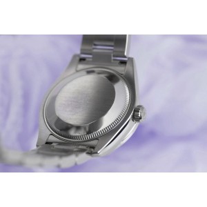 Rolex Datejust   Stainless Steel Ladies Watch with Black Roman Dial snd Diamond Bezel 