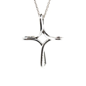 Tiffany & Co. Infinity Cross Pendant Necklace