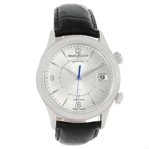 Jaeger Lecoultre Master Memovox 174.8.96 Q1418430 Stainless Steel & Silver Dial 40mm Mens Watch