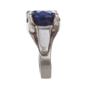 Art Deco Lapis Lazuli Cocktail Ring
