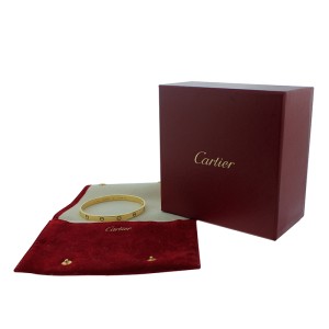 Cartier Love Bracelet Yellow Gold Size 21
