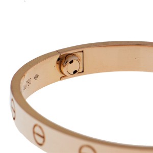Cartier Love 18k Rose Gold Size 16 Bracelet