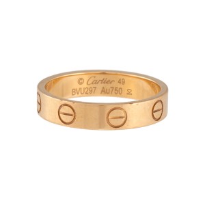 weight of cartier love ring