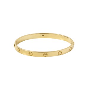Cartier Love Bracelet Yellow Gold Size 19