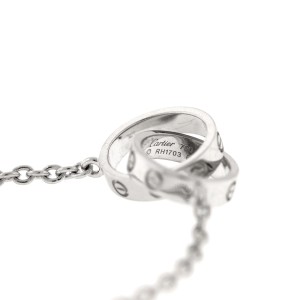 Cartier 18k White Gold Love Mini Bracelet