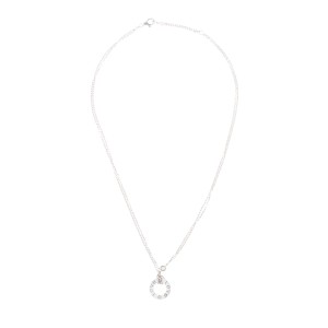 Cartier Love Mini 18K White Gold Diamond Necklace