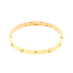 Cartier Rose Gold Love Bracelet Size 19