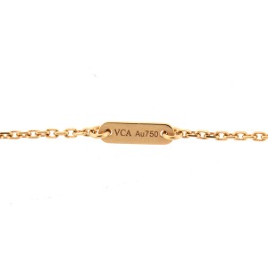 Van Cleef & Arpels Sweet Alhambra Rose Gold Necklace 