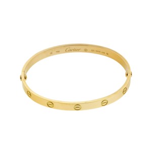 Cartier Love Bracelet 18k Yellow Gold Size 19