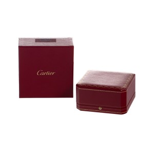Cartier Love 18K White Gold 0.04 Ct Diamond Bracelet Size 17