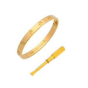 Cartier Love Bracelet 18K Yellow Gold Size 17