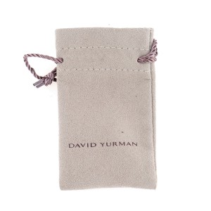 David Yurman Sterling Silver 1.00ct. Diamond and 0.5ct. Pink Sapphire Albion Pendant