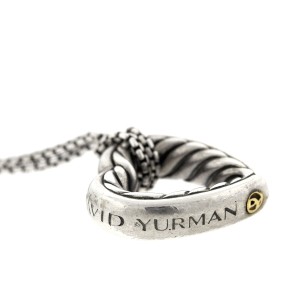 David Yurman Sterling Silver Heart Necklace