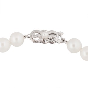 Mikimoto 18K White Gold with Pearl Choker Necklace