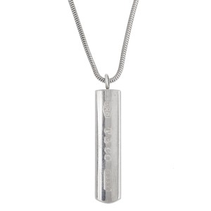 Tiffany & Co. 1837 Sterling Silver Bar Necklace