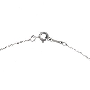 Tiffany & Co. Elsa Peretti Sterling Silver Small Bean Necklace