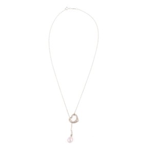 Tiffany & Co. Sterling Silver Pearl Long Necklace