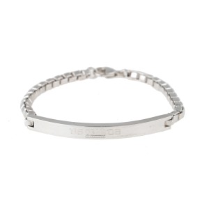 Tiffany & Co. Sterling Silver Box Link Bar Bracelet