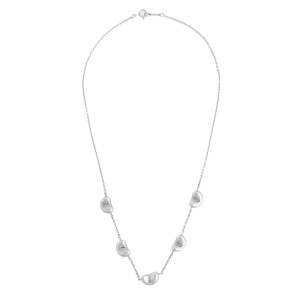 Tiffany & Co. Peretti Sterling Silver 5-Bean Necklace