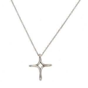 tiffany infinity cross necklace