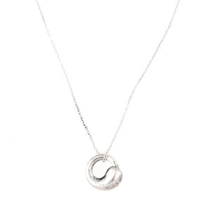 Tiffany & Co. Sterling Silver Eternal Circle Pendant Necklace