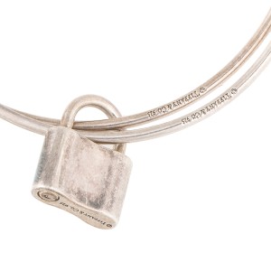 Tiffany & Co. Sterling Silver Lock Wire Bracelet