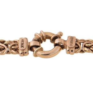 14k Rose Gold Ladies Woven Bracelet