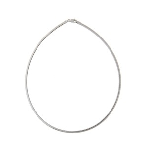 14k Yellow and White Gold Reversible Choker Necklace