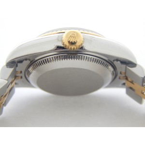 Ladies Rolex Two-Tone 18K/SS Datejust Gold Roman Dial 