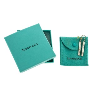 Tiffany & Co. Sterling Silver Bar Earrings