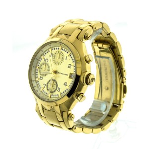 Michael Kors MK5097 Gold Plated Chronograph Watch 